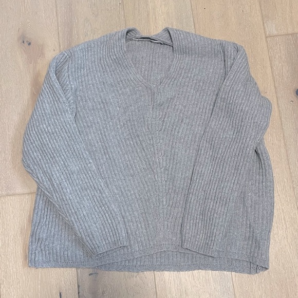 Acne Studios Sweaters - ACNE Deborah rep sweater wool grey L